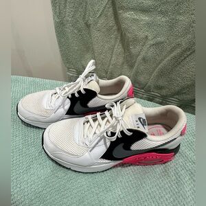 Nike Women's White, Black, and Pink Sneakers